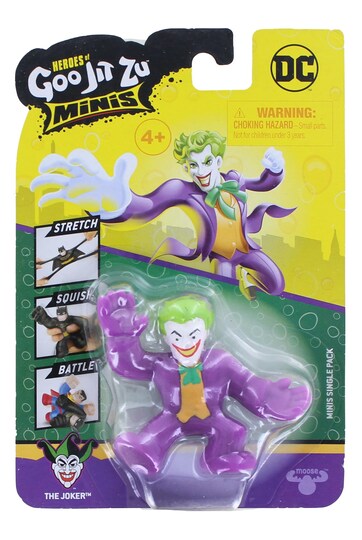 DC Heroes of Goo Jit Zu Squishy Mini Figure | The Joker, Color DC Heroes of Goo Jit Zu Squishy Mini Figure | The Joker, Color